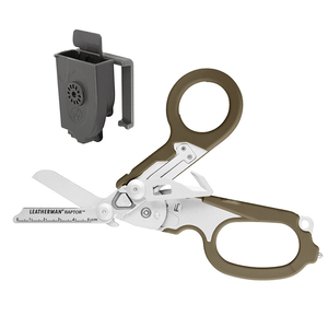 LEATHERMAN Raptor Rescue Tan Handles with Utility Holster
