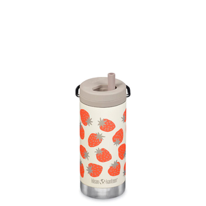 KLEAN KANTEEN TKWide 12oz (with Twist Cap) Strawberries