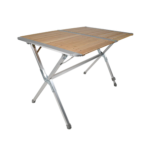Bamboo Slat Camping Table by BLACKWOLF