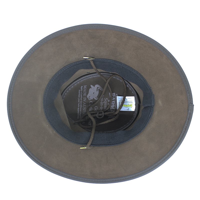 1063 Squashy T2 Saddler Hat with Chincord by BARMAH - Keep Safe in