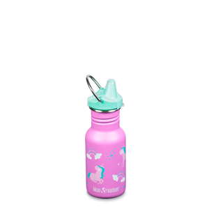 KLEAN KANTEEN 12oz Kid Classic Narrow (with Kid Sippy Cap) Unicorns