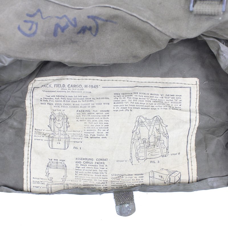 Pack- Field- Cargo- M1945 (US Army) - MILITARY SURPLUS - MILITARY