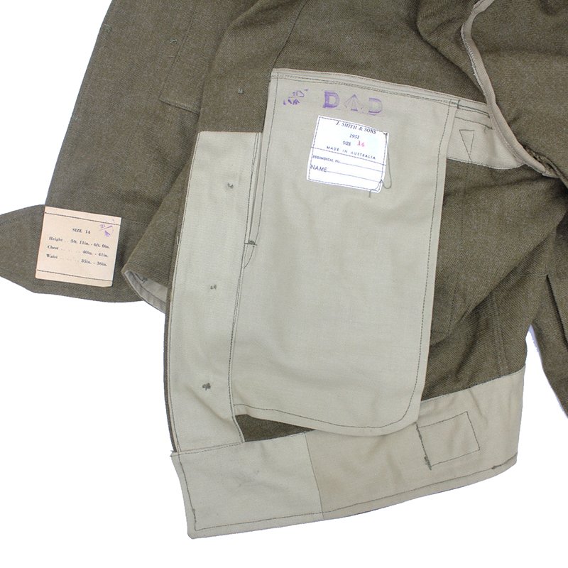 1950's Australian Battle Dress Jacket - MILITARY SURPLUS - Shop