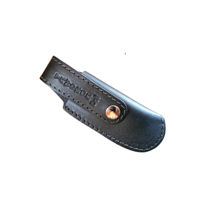 Black Leather Pouch Suit Sizes 7 & 8 Opinel Knives by TAWONGA