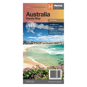 Australia Handy Map by HEMA