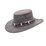 BARMAH Leather Hat with Croc Leather Band and 5 Croc Teeth