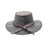 BARMAH Leather Hat with Croc Leather Band and 5 Croc Teeth