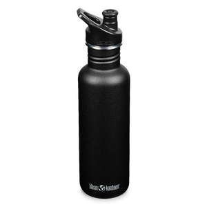 KLEAN KANTEEN 27oz Classic (with Sport Cap) Black