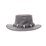 BARMAH 1033 Leather Crocodile Band Hat