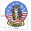U.S. NAVY The Classic Tomcat Round Patch