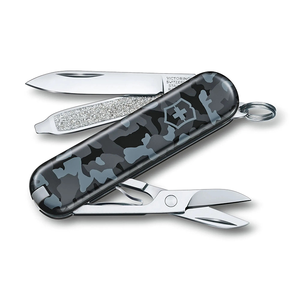 VICTORINOX Classic with Screwdriver - Navy Camouflage