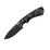 CRKT SiWi Black Fixed Blade Knife with Sheath