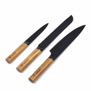 CAMPFIRE 3 Piece Camping Kitchen Knife Set