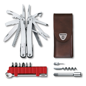 VICTORINOX Swiss Tool Spirit X Plus Ratchet Kit Leather Sheath