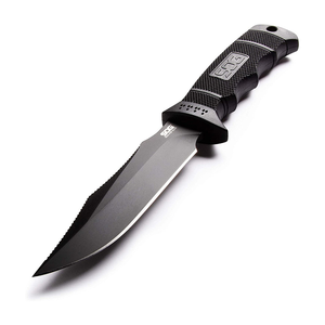 SOG SEAL Pup Elite - Nylon Sheath Black TiNi, Straight Edge