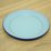 VINTAGE Enamel Flat Plate - 24cm 