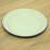 VINTAGE Enamel Flat Plate - 24cm 