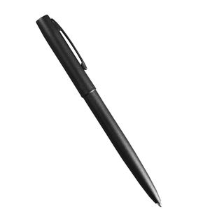 RITE IN THE RAIN All Weather Metal Clicker Pen with Clip - Refillable - Matte Black - Black Ink