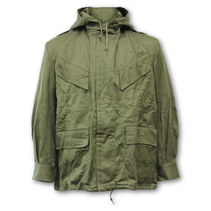 Genuine Belgian army field jacket M64 military cotton waterproof parka Olive OD