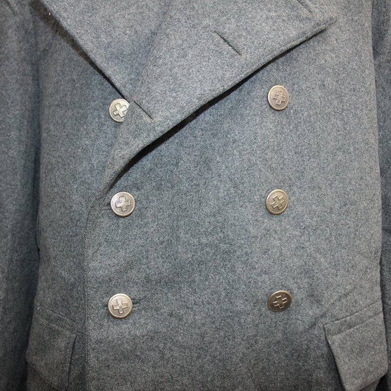 MILITARY SURPLUS Swiss WWII Era Great Coat - Warm and Comfortable ...