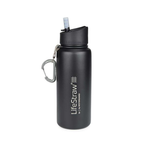 LIFESTRAW Go - Stainless Steel Bottle with Filter - Black