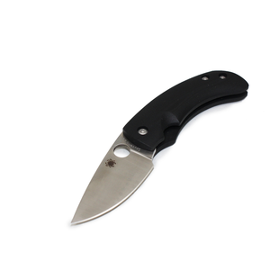 SPYDERCO Friction Folder G-10 Black - Plain Blade