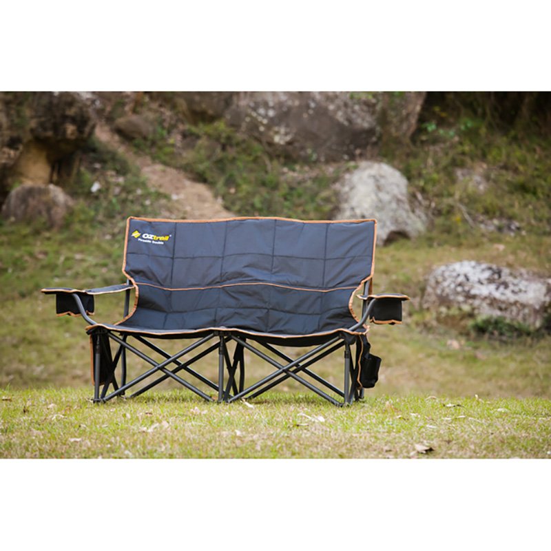 Fireside Double Folding Chair by OZTRAIL - Sit Back and Enjoy the