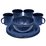 COMPANION Dinnerset 4 Person Enamel Navy