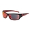 BLACK ICE PL3719 Classic Men's Wrap Sunglasses - Black/Red