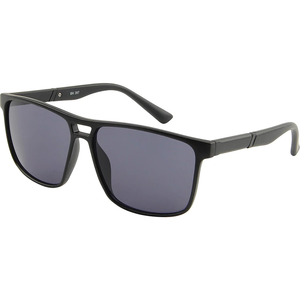 BLACK ICE Terri Men's Rectangle Sunglasses - Black/Smoke