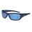 BLACK ICE Clive Polarised Men's Wrap Sunglasses - Black/Blue