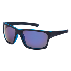 BLACK ICE Active Wear Sunglasses - Matt Black Frame with Blue Polarised Lenses