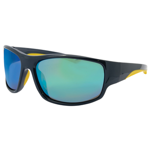 BLACK ICE XA7096 Navy/Yellow Frame Sunglasses with Polarized Lenses