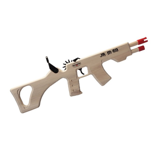 MAGNUM Wooden Toy Jr. M-60 Rubber Band Rifle