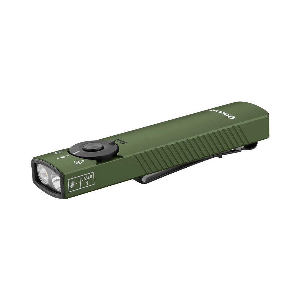 Arkfeld Pro Portable EDC Flashlight With White Light & Green Laser