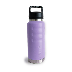 FRIDGY 1080ml Grip Bottle With "Guzzler" Wide Mouth  - Lilac Maverick