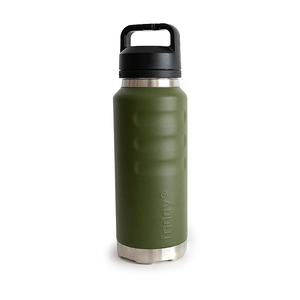 FRIDGY 1080ml Grip Bottle With "Guzzler" Wide Mouth  - Commando Green