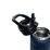 FRIDGY 780ml Grip Bottle With Sipper Lid  - Dark Hour Black