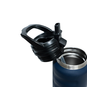 Sipper Lid With Straw- Black by FRIDGY