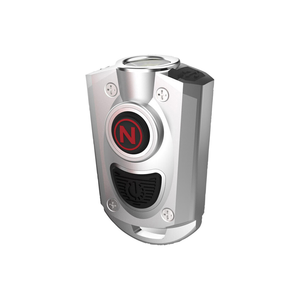Rechargable Keychain Flashlight - Micro 400 - Silver by NEBO