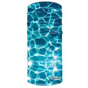 Crystal Water Design Neck Gaitor by HEADSKINZ