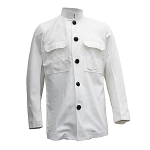 White Cotton Drill Jacket  - MILITARY SURPLUS
