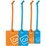 Luggage Tags Family Pack Blue-Orange by GO TRAVEL