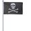 Skull And Bones Flag (Small) 3'x2' by OUTBOUND