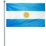 Flag Of Argentina (Large) 5'x3' by OUTBOUND