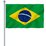 Flag Of Brazil (Large) 5'x3' by OUTBOUND
