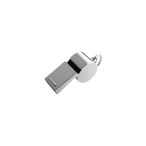 Nickel Plated Brass Whistle by OUTBOUND