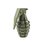 Replica Green MK 2 or Pineapple hand grenade, USA 1918 by DENIX