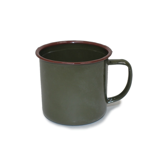 Vintage 8cm Mug with Dark Enamel by OUTBOUND 