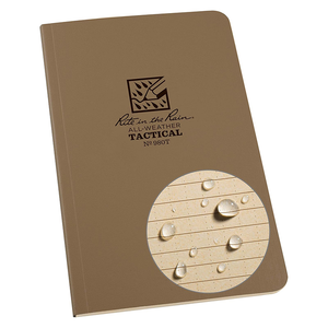 Bound 4.625" x 7.25" Tactical Field Book - Universal - Tan by RITE IN THE RAIN